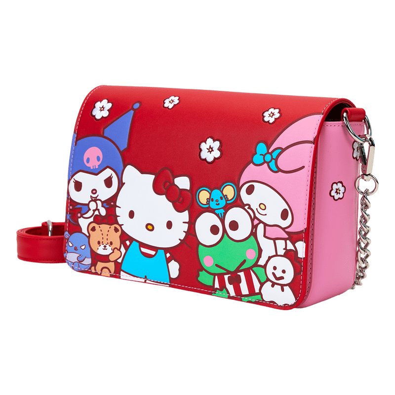 Sanrio Hello Kitty & Friends Color Block Crossbody Bag - Something Different Gift Shop
