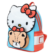 Sanrio Hello Kitty & Tiny Chum Bear Sherpa Mini Backpack - Something Different Gift Shop