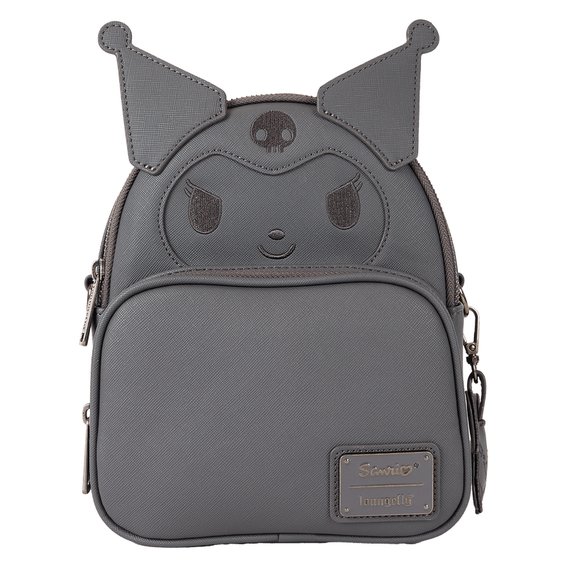 Sanrio Kuromi Monochrome Cosplay Convertible Mini Backpack & Crossbody Bag - Something Different Gift Shop