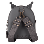 Sanrio Kuromi Monochrome Cosplay Convertible Mini Backpack & Crossbody Bag - Something Different Gift Shop