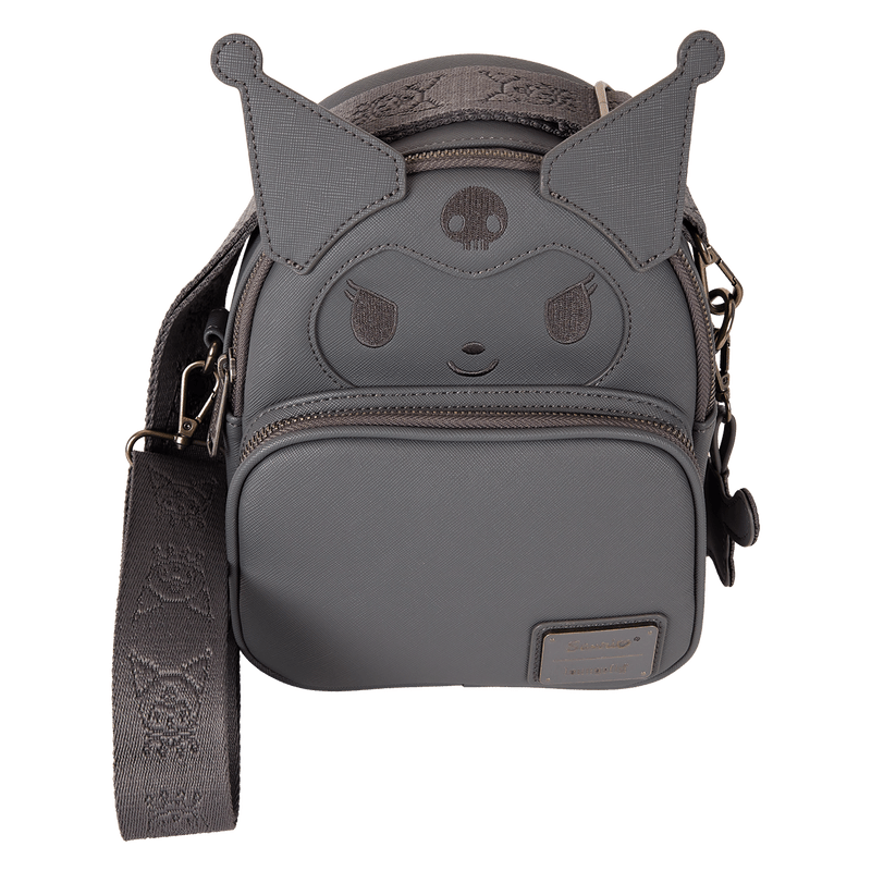 Sanrio Kuromi Monochrome Cosplay Convertible Mini Backpack & Crossbody Bag - Something Different Gift Shop