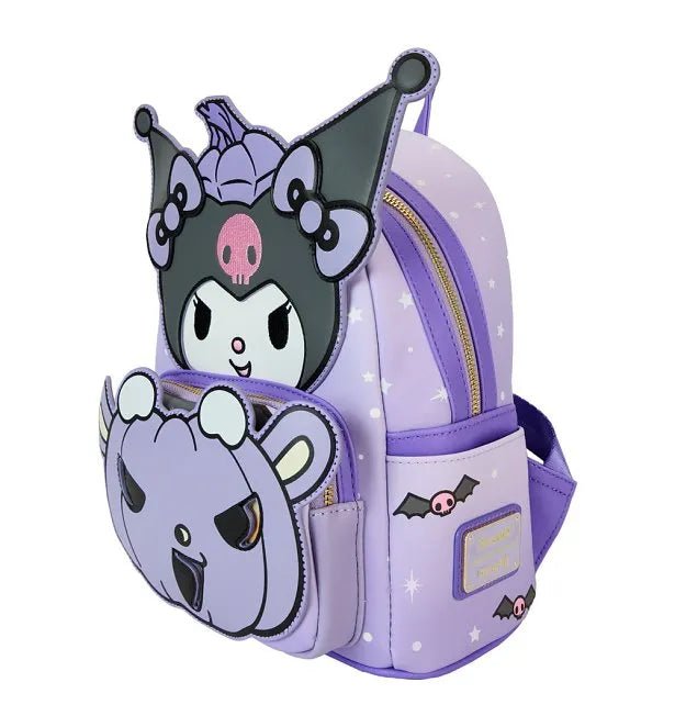 Sanrio Kuromi Pumpkin Mini Backpack - Something Different Gift Shop