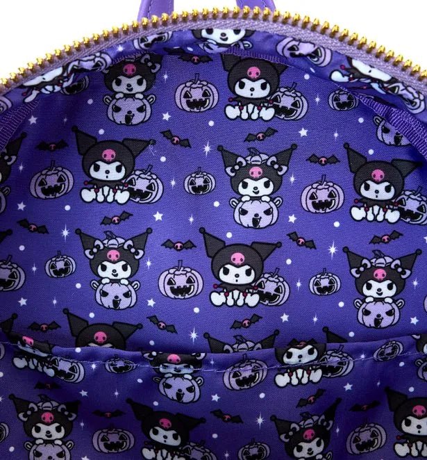 Sanrio Kuromi Pumpkin Mini Backpack - Something Different Gift Shop
