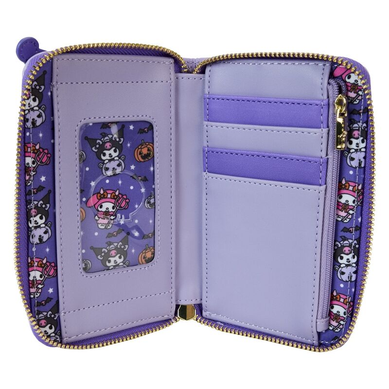Sanrio Kuromi Pupkin Zip Around Wallet - Something Different Gift Shop