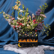 ACOTAR Feyre’s Dresser Vase filled with colourful flowers