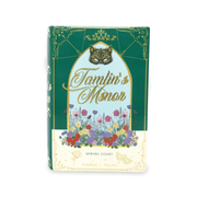 Front of the ACOTAR Spring Court book vase featuring the Tamlin’s Manor floral design