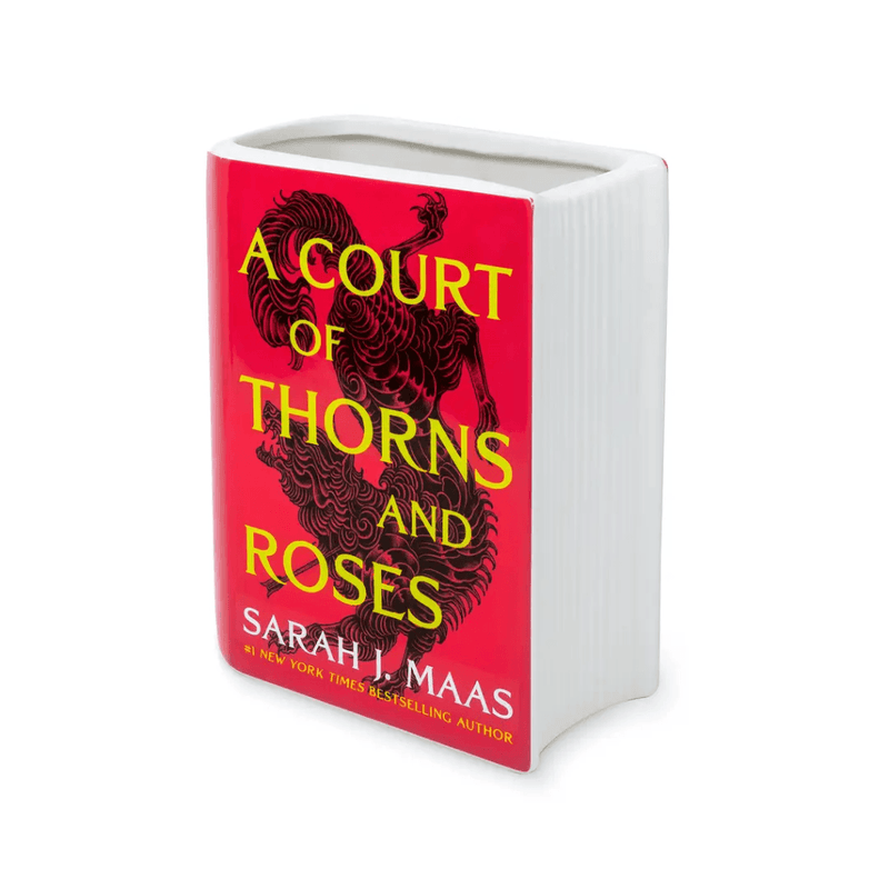 Sarah J Maas A Court of Thorns and Roses large book vase with sculpted page detail