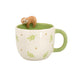 Sass & Belle Peeking Sloth Mug with 3D sloth on the rim
