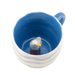 Sass and Belle Surprise Seagull Mug with hidden seagull detail inside blue stoneware mug