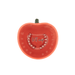 Sass and Belle tomato measuring cup showing the half cup measurement inside the ceramic tomato shaped cup