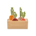 Sass & Belle vegetable measuring spoons in ceramic veg patch holder