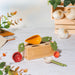 Sass & Belle ceramic vegetable measuring spoons styled on a kitchen counter