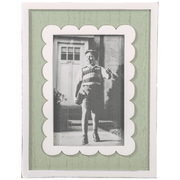 Sass & Belle Green Scalloped Edge Photo Frame - Something Different Gift Shop