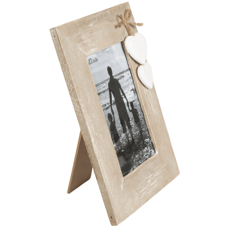 Sass & Belle Rustic Heart Photo Frame - Something Different Gift Shop
