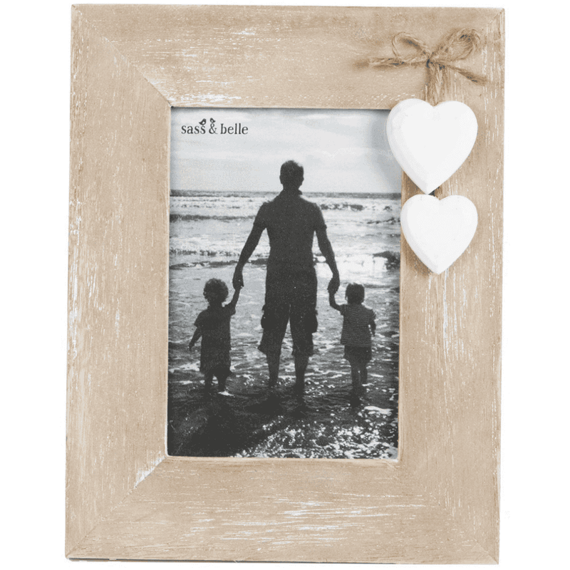 Sass & Belle Rustic Heart Photo Frame - Something Different Gift Shop