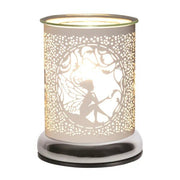 Satin White Fairy Touch Wax Melt Burner - Something Different Gift Shop