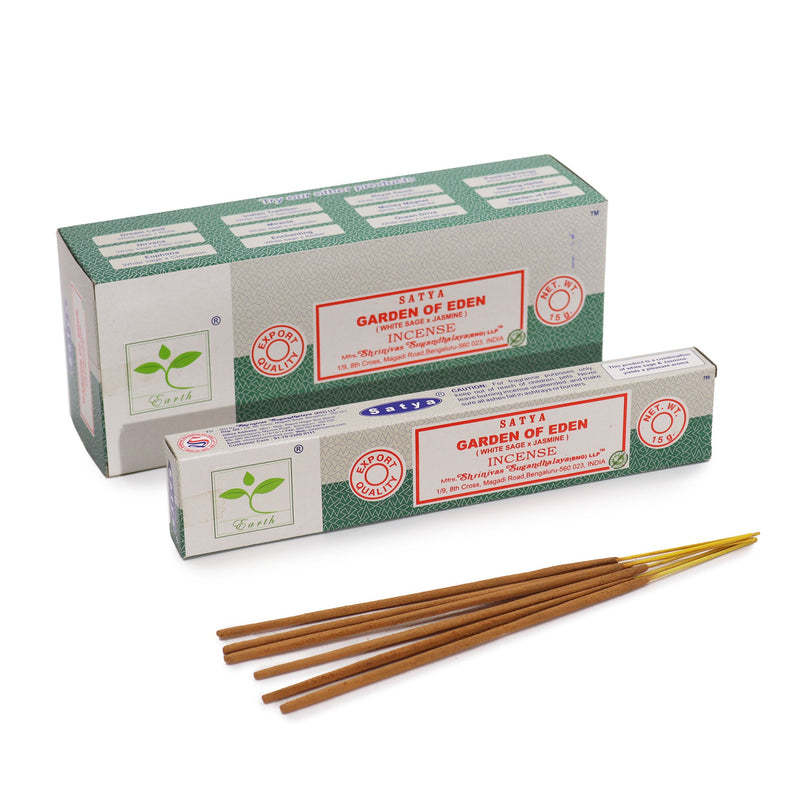 Satya Incense 15gm - Garden of Eden - Something Different Gift Shop