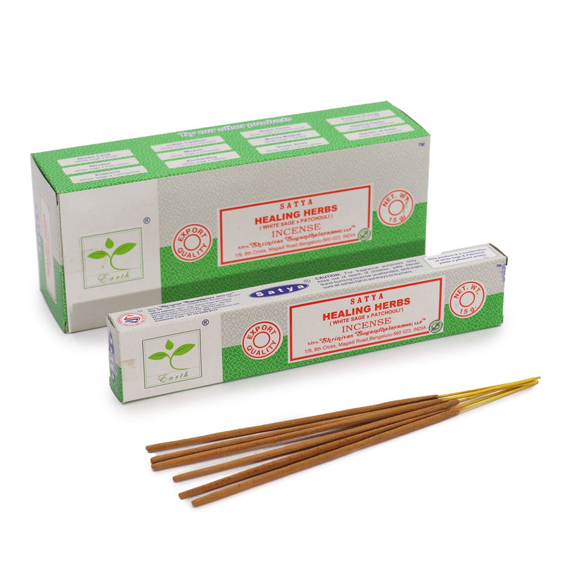 Satya Incense 15gm - Healing Herbs - Something Different Gift Shop