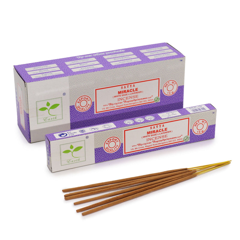 Satya Incense 15gm - Miracle - Something Different Gift Shop