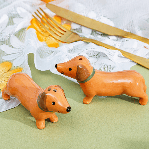 Sausage Dog Salt and Pepper Shakers - Something Different Gift Shop