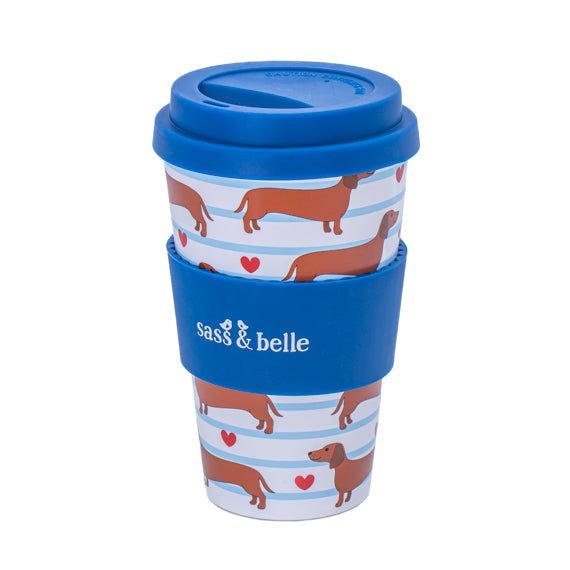 Sausage Dog Travel Coffee Cup - Something Different Gift Shop