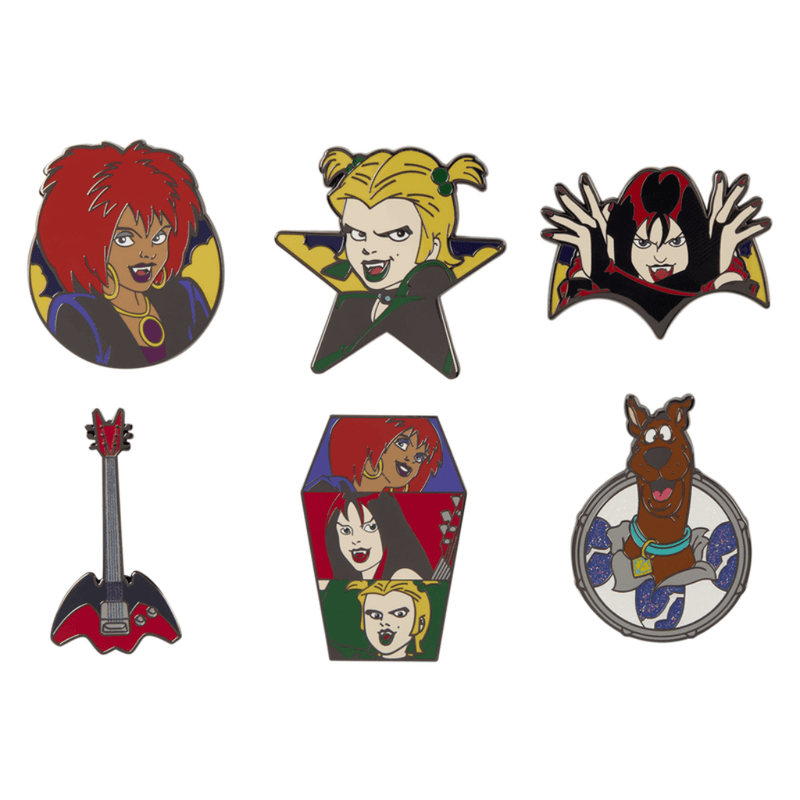 Loungefly Scooby-Doo Hex Girls mystery enamel pin collection with six designs