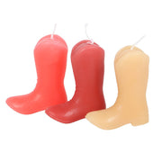 Set of 3 Cowboy Boot Candles - Something Different Gift Shop