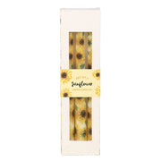Set of 3 Sunflower Taper Candles - Something Different Gift Shop