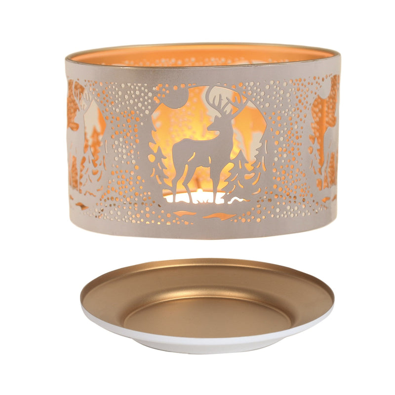 Shade and Tray Metal Silhouette - White Stag - Something Different Gift Shop