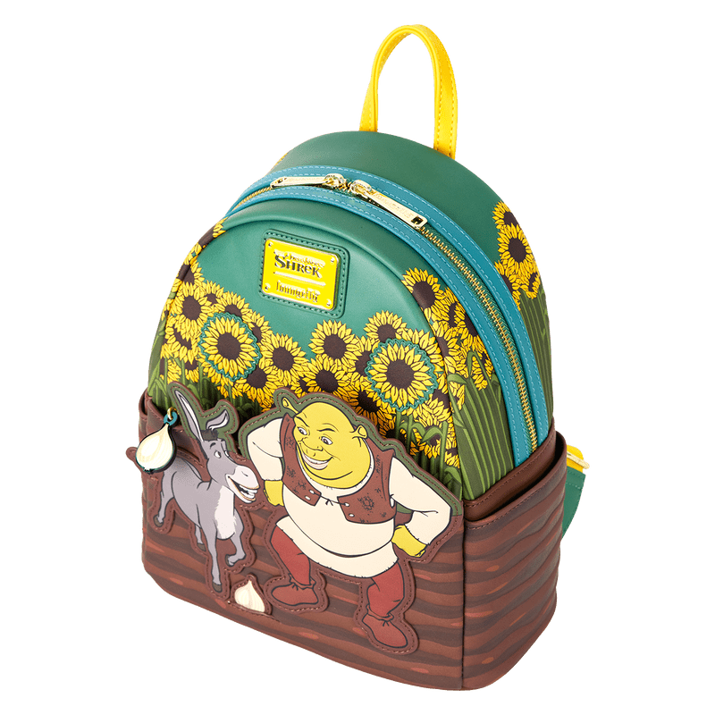 Shrek & Donkey Sunflower Field Mini Backpack - Something Different Gift Shop