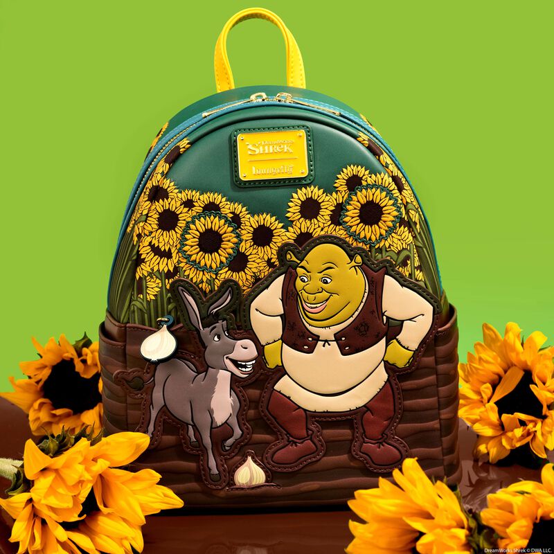 Shrek & Donkey Sunflower Field Mini Backpack - Something Different Gift Shop