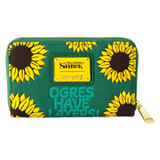 Shrek & Donkey Sunflower Field Zip Around Wallet - Something Different Gift Shop