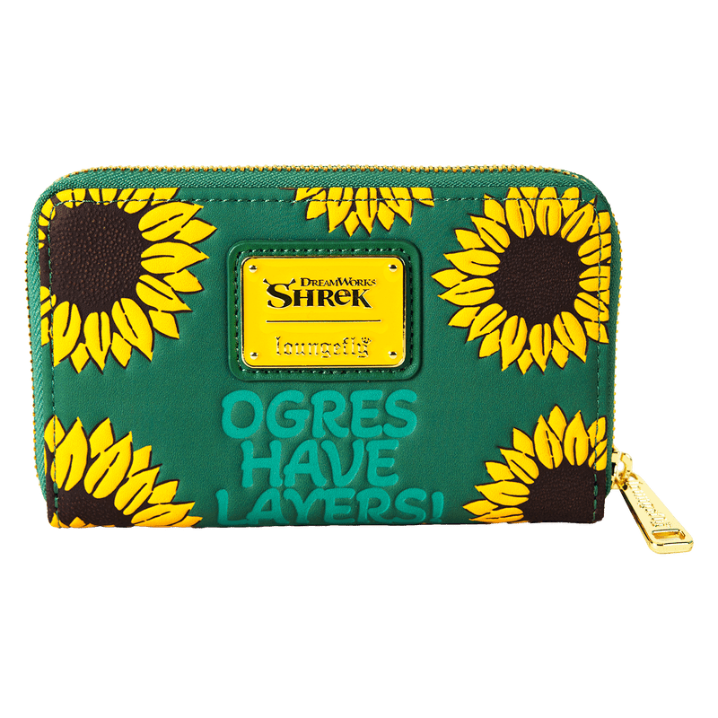 Shrek & Donkey Sunflower Field Zip Around Wallet - Something Different Gift Shop