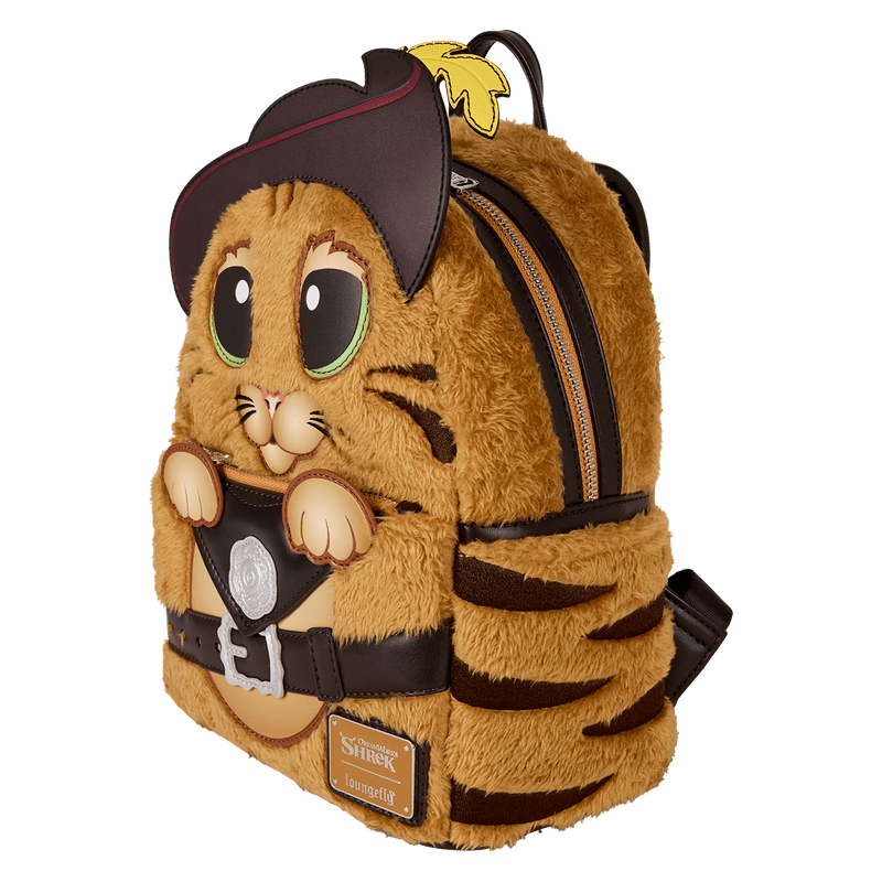 Shrek Puss In Boots Plush Cosplay Mini Backpack - Something Different Gift Shop
