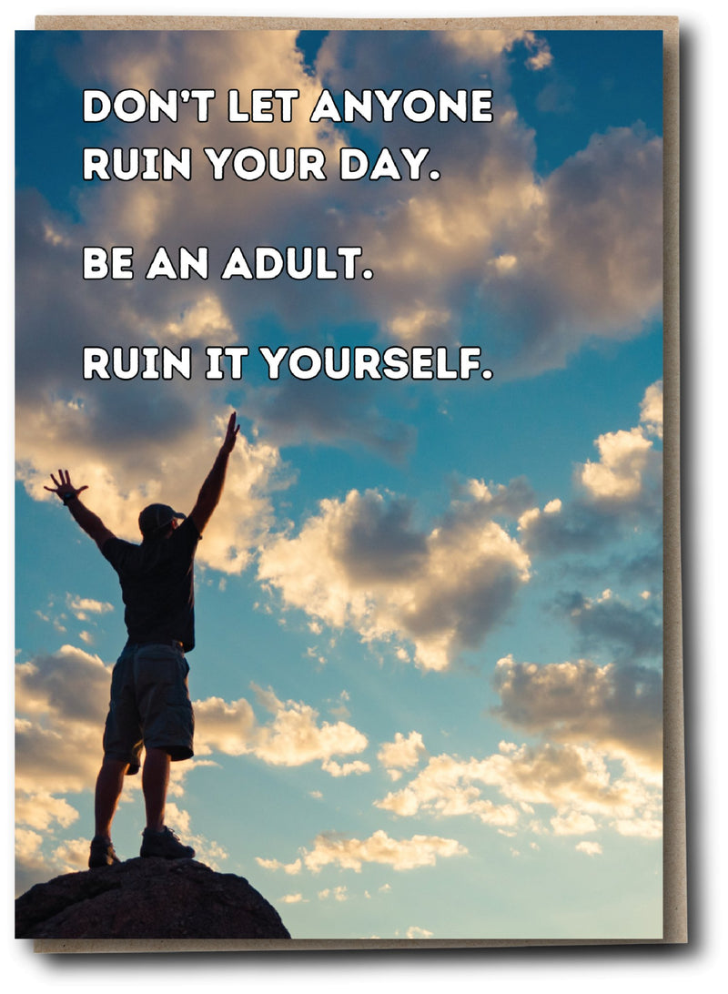 Silly Sausage - Be An Adult - Something Different Gift Shop