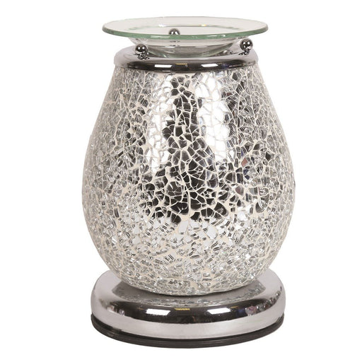 Silver Mosaic Wax Melt Burner - Something Different Gift Shop