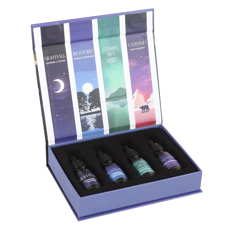Sleep Essential Oils Gift Set – 4 Relaxing Blends - Something Different Gift Shop