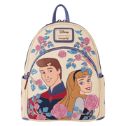 Sleeping Beauty Princess Aurora & Prince Phillip Floral Mini Backpack - Something Different Gift Shop