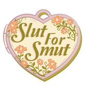 Heart-shaped Slut For Smut magnetic bookmark by Fun Club