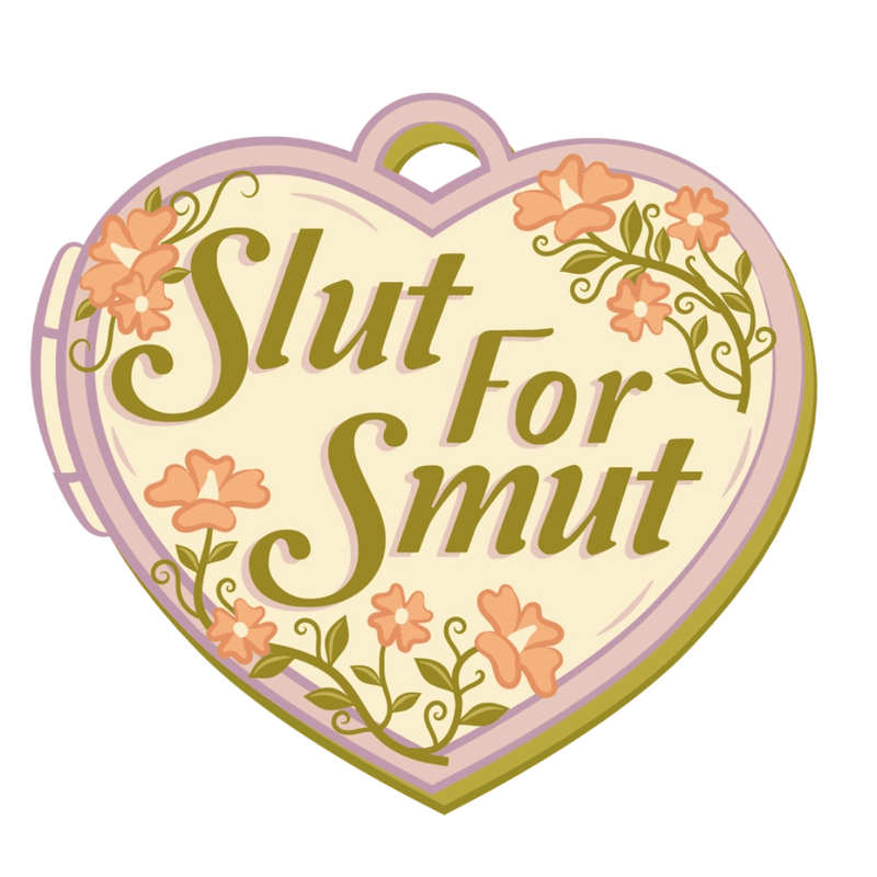 Heart-shaped Slut For Smut magnetic bookmark by Fun Club