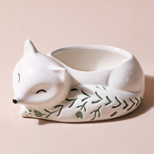 Lisa Angel Small Ceramic Sleeping Fox Planter – Something Different Gift Shop