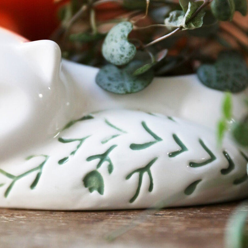 Lisa Angel Small Ceramic Sleeping Fox Planter – Something Different Gift Shop