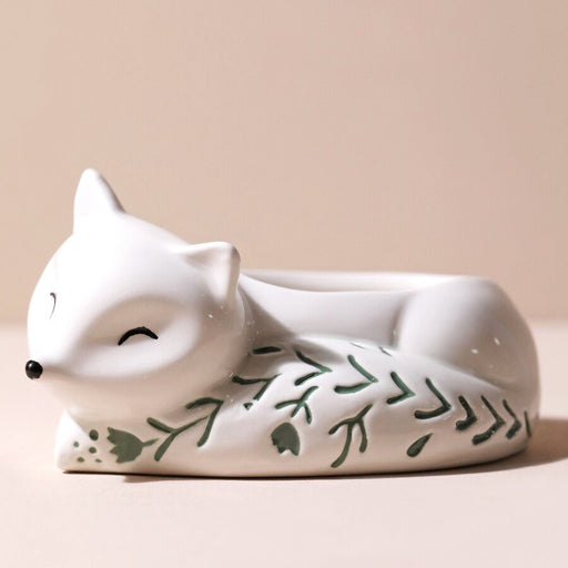 Lisa Angel Small Ceramic Sleeping Fox Planter – Something Different Gift Shop