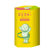 Smiski Exercising Series glow-in-the-dark Blind Box packaging featuring Smiski Hoop