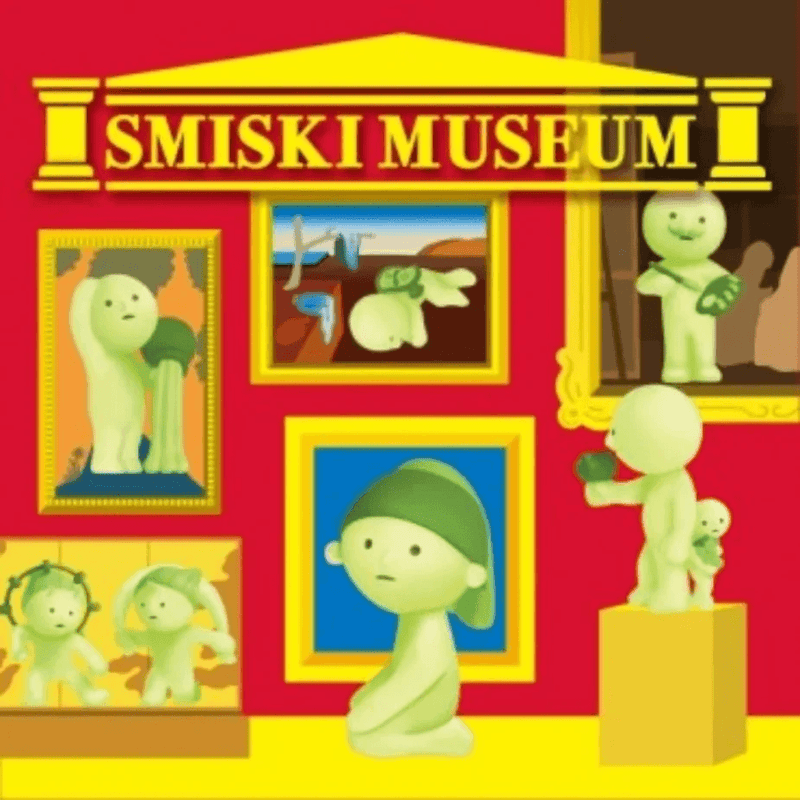 Smiski Museum Series glow-in-the-dark figures inspired by famous artworks