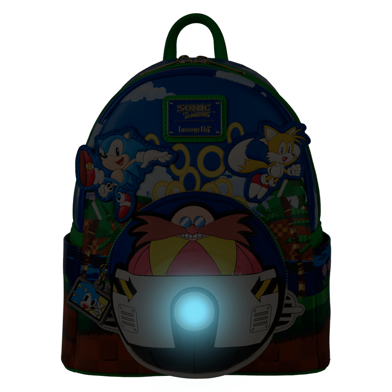 Sonic The Hedgehog Light Up Mini Backpack - Something Different Gift Shop