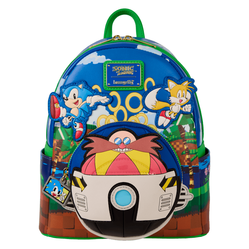 Sonic The Hedgehog Light Up Mini Backpack - Something Different Gift Shop