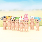 Sonny Angel Animal Series 1 figures including Koala, Tiger, Sloth, Frog and Rabbit