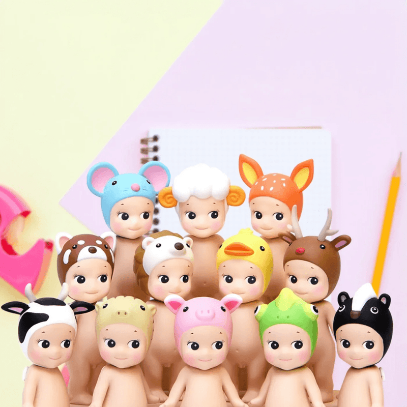 Sonny Angel Animal Series 2 figures including Cow, Pig, Fawn and Sheep