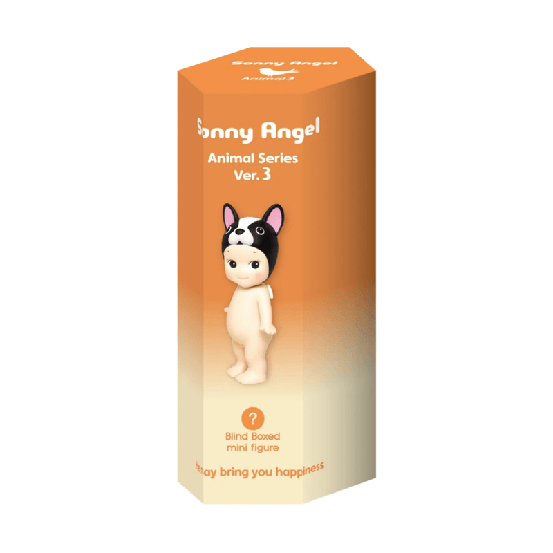 Sonny Angel Animal Series 3 Blind Box packaging featuring French Bulldog